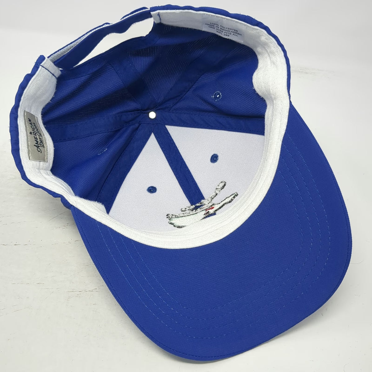 American Dry Goods Baseball Cap Blue One Size Charlotte National Golf Club Hat