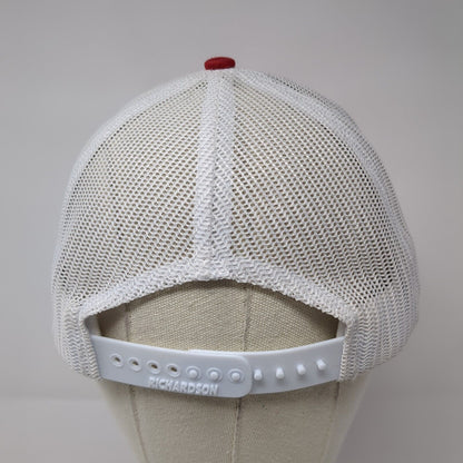 Canyon County Fair Snapback Trucker Hat Red OS Adjustable Mesh Back Richardson