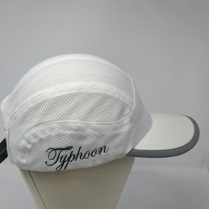 Big Accessories Baseball Cap White One Size Reflective Trim Mesh Strapback Hat