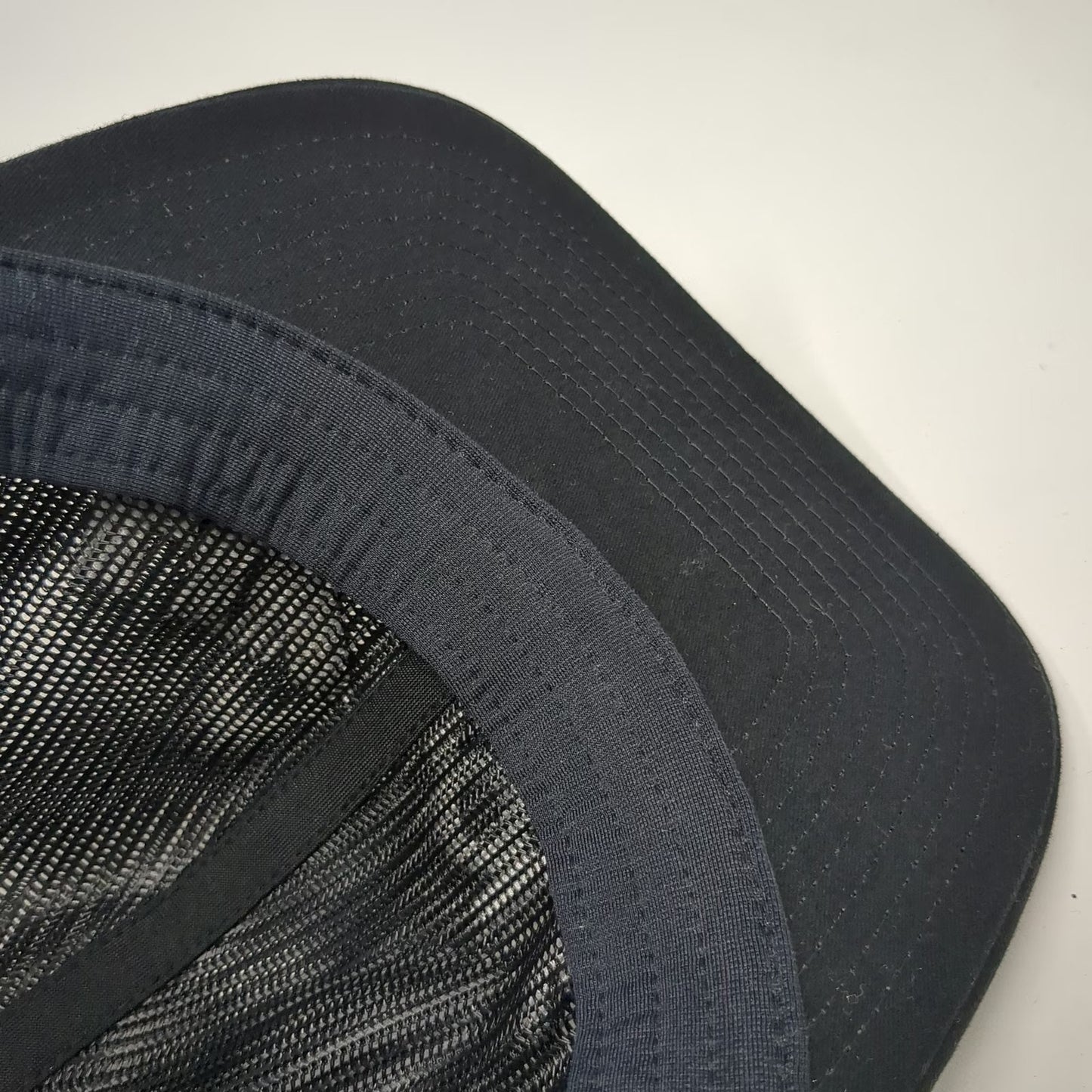 Yupoong LIV Golf Trucker Hat Black One Size Mesh Snapback Structured Logo Cap