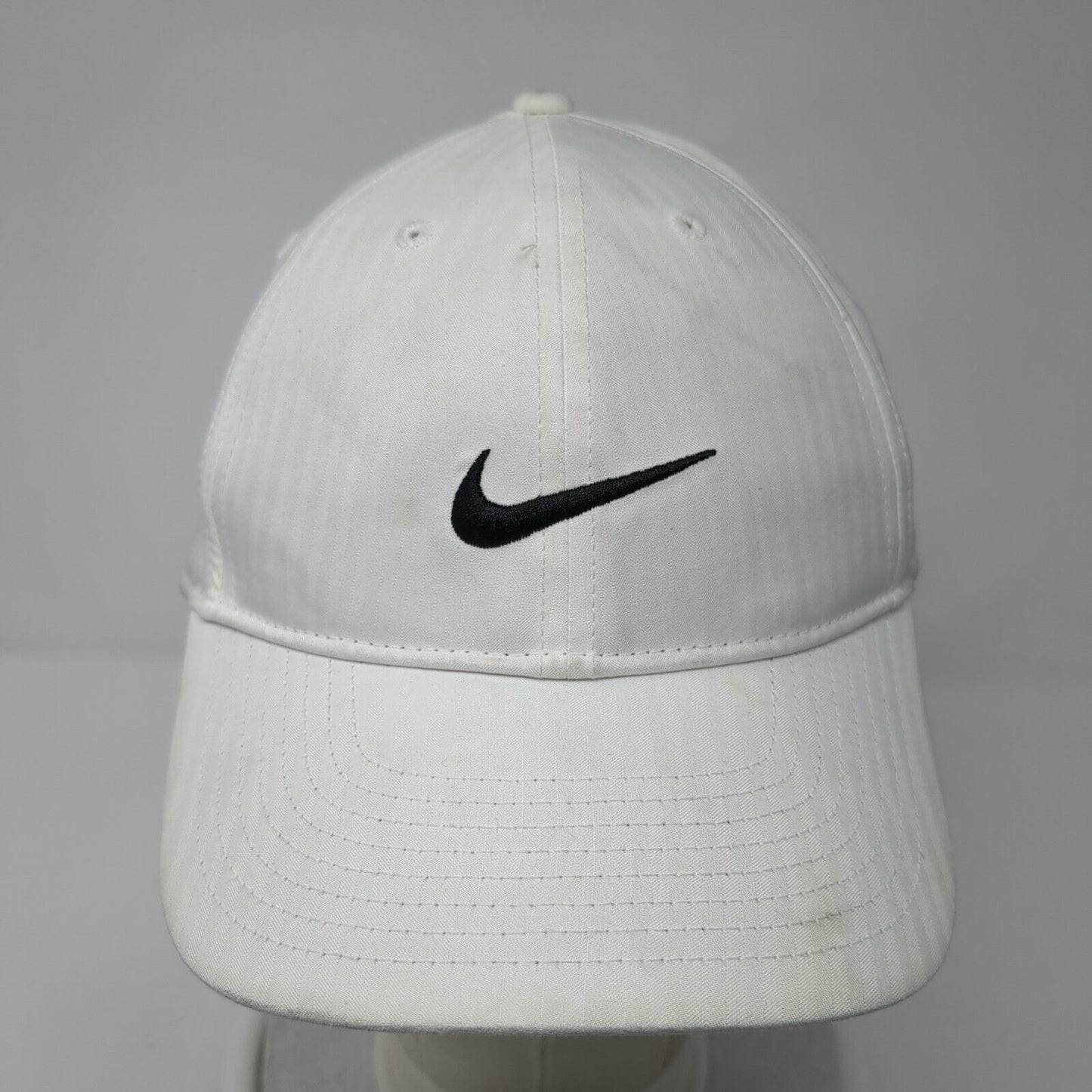 Nike Slideback Hat White One Size Adjustable Embroidered Legacy91 Dri-Fit