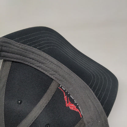 Valley Wide Cooperative Snapback Trucker Hat Black OSFM Mesh Back Otto