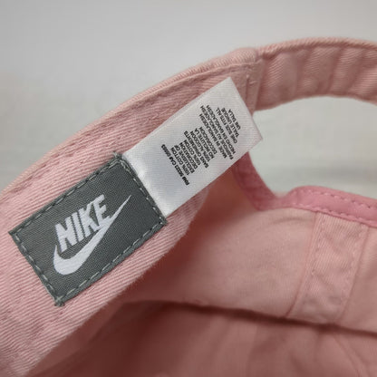 Nike Baseball Cap Pink One Size Slideback Adjustable Embroidered Swoosh Hat