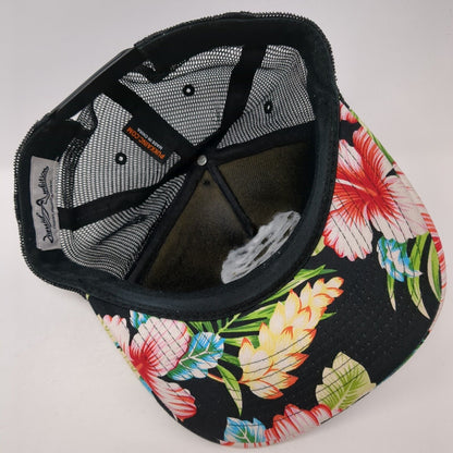 Liquid Ambition Snapback Trucker Hat Multicolor OS Adjustable Floral Mesh Pukka