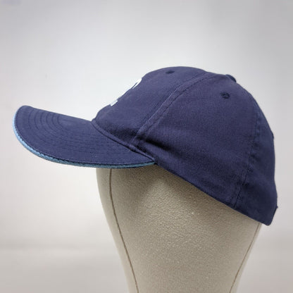 Hawaii Strapback Hat Blue OSFA Adjustable Embroidered Vented Holes Surfware