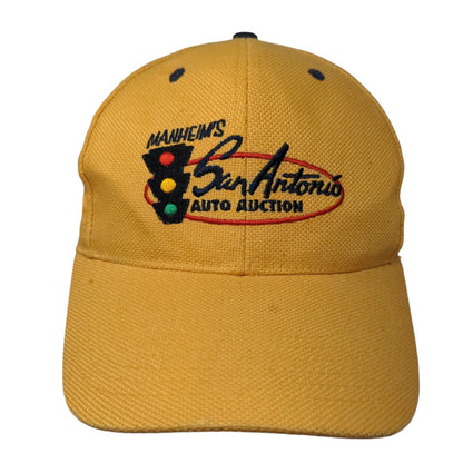 Manheim's San Antonio Auto Auction Slideback Hat Yellow One Size