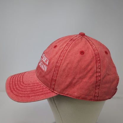 Otto Baseball Cap Red One Size Make America Healthy Again Kennedy Slideback Hat