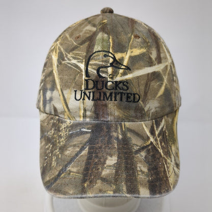 Ducks Unlimited Slideback Hat Camo One Size Hunting Outdoor 6 Panel