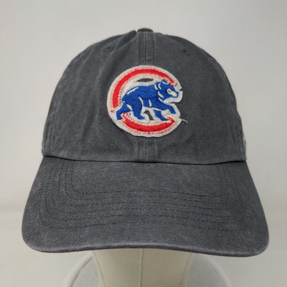 '47 Brand Men's Slideback Hat Gray OSFA Embroidered Chicago Cubs Logo