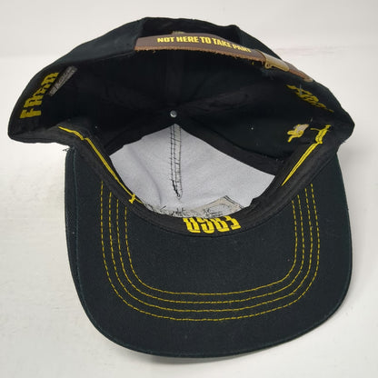 FRGD Forged Irish Stout 5 Panel Black OS Hat Strapback Dublin Ireland