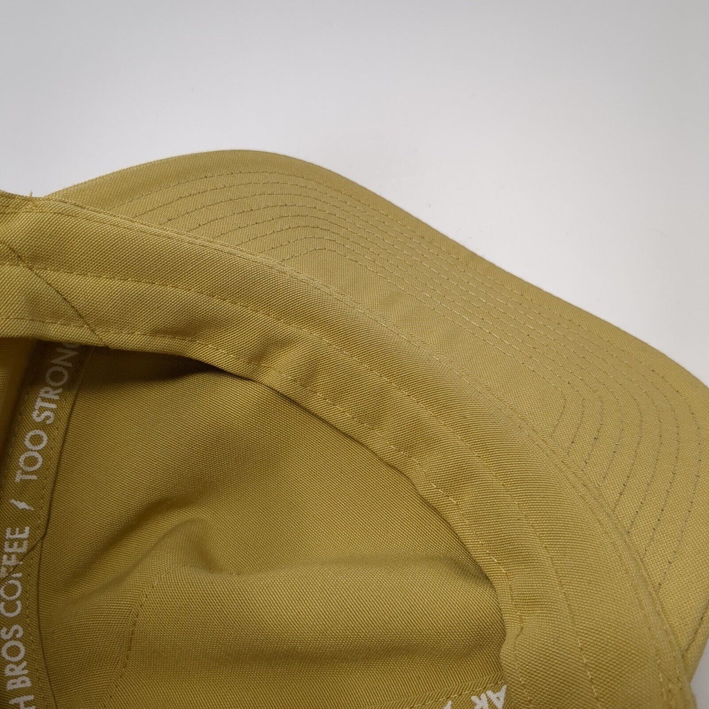 DB Dutch Bros Patch Snapback Hat Tan One Size Adjustable Vent Holes