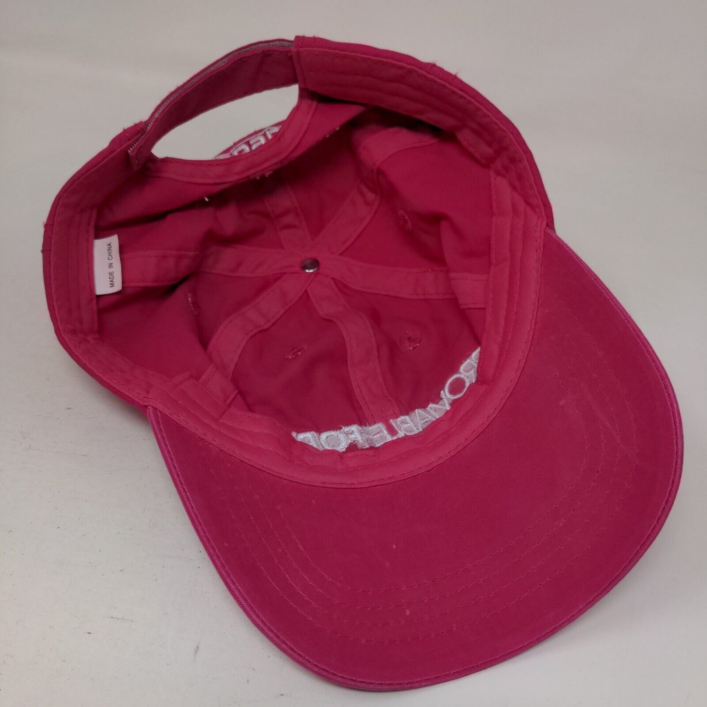 Proviable-Forte Strapback Hat Pink One Size Embroidered Nutramax Laboratories