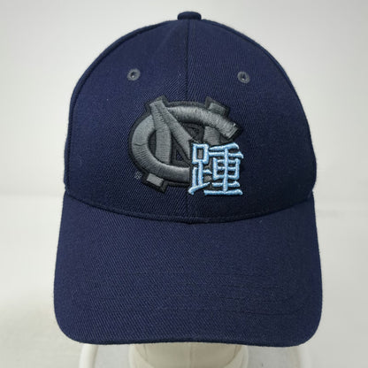 Zephyr North Carolina Tar Heels NCAA Cap Blue L Kanji Fitted Footprint Hat