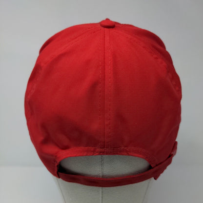 Idaho Peace Officers Memorial Strapback Rope Hat Red OSFA Solid Otto