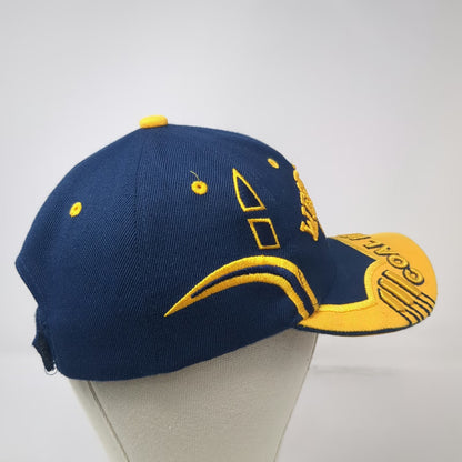 S&J Cap West Virginia Coal Miner Baseball Cap Blue Yellow One Size Hat Graphic