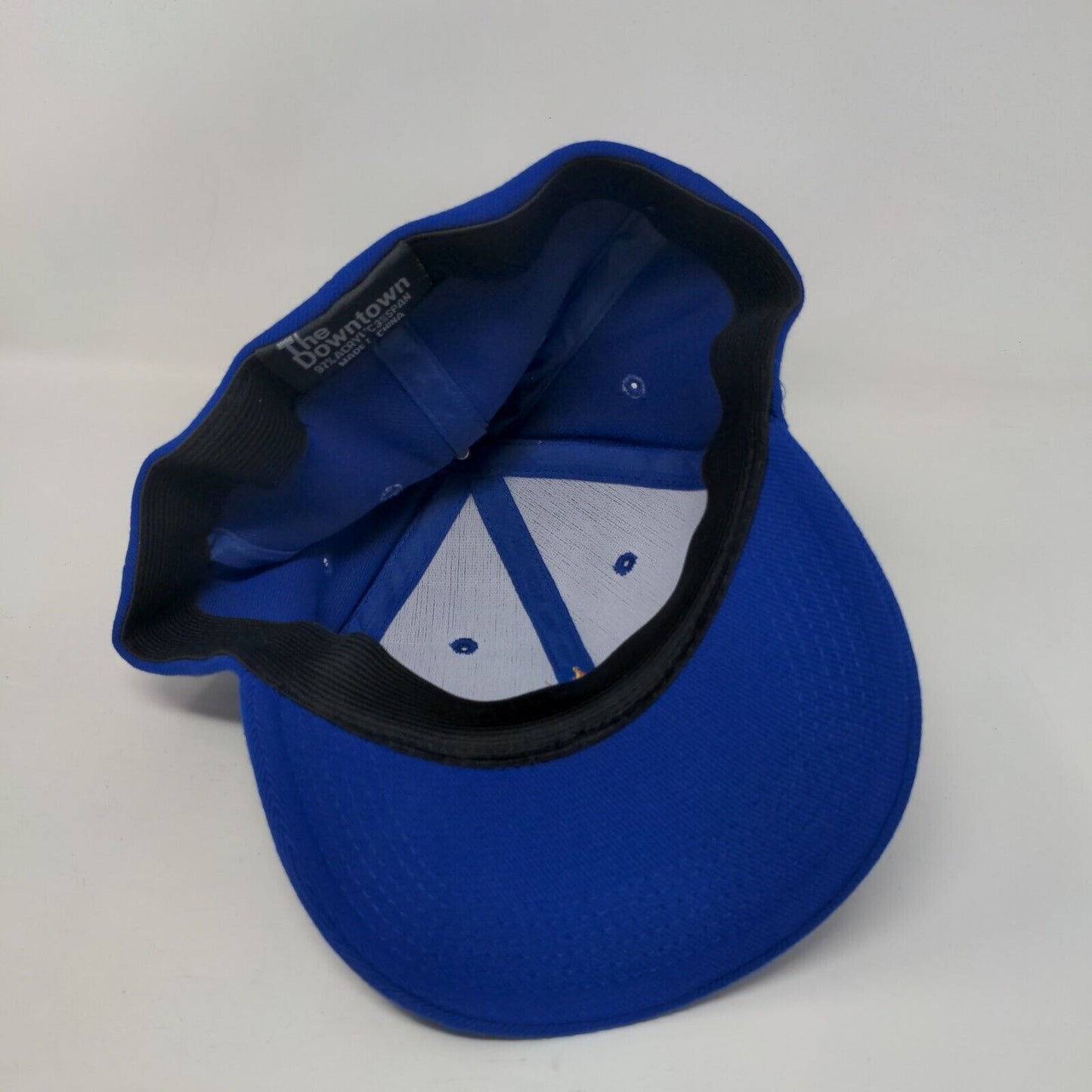 Danza del Sol Winery Fitted Hat Blue One Size Embroidered The Downtown