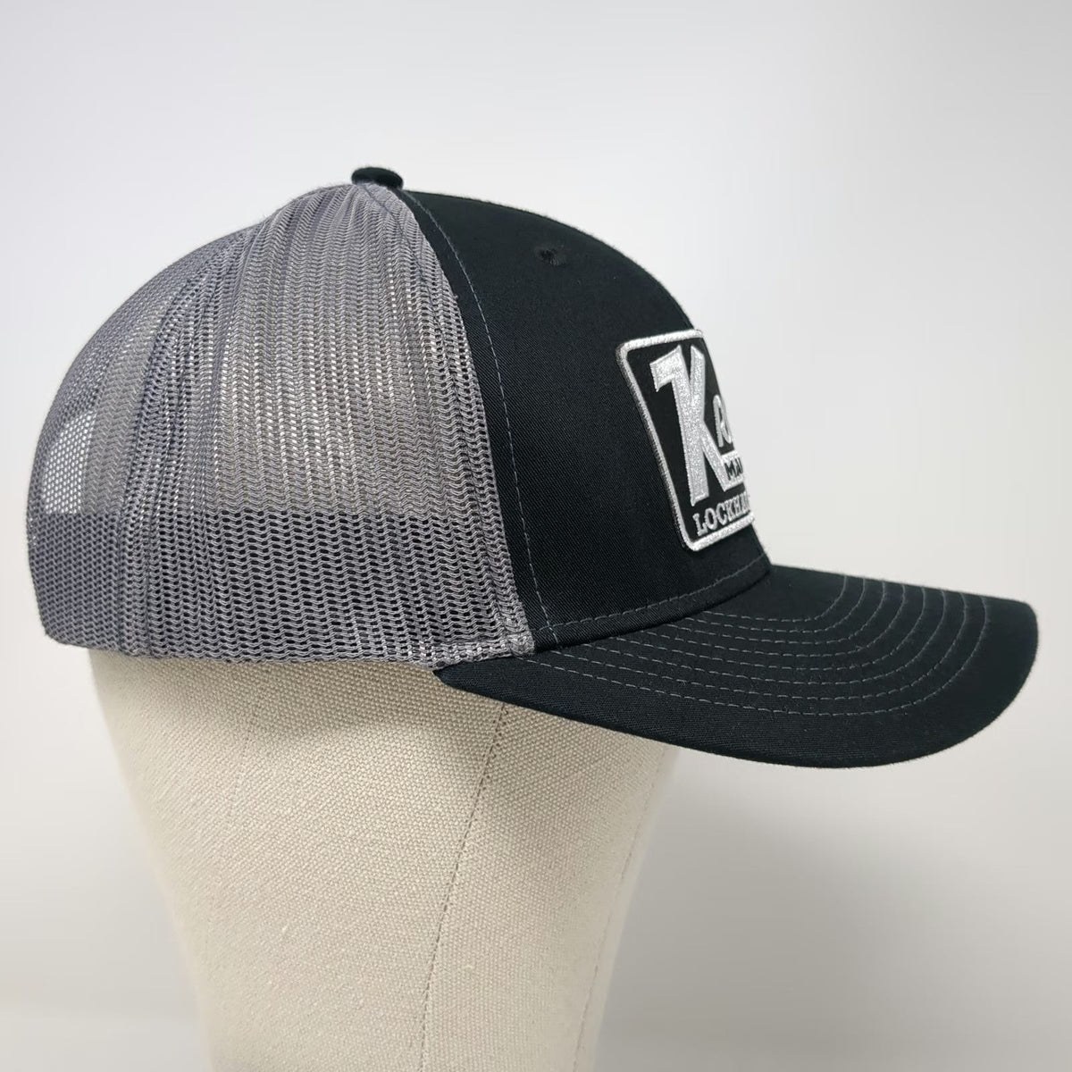 Richardson Trucker Hat Black One Size Kreuz Market Lockhart Texas Mesh Back hat