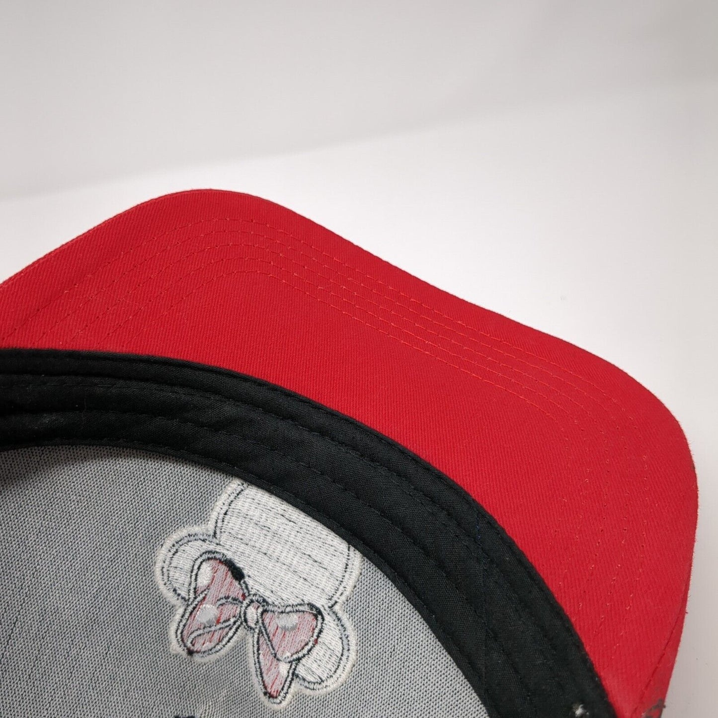Minnie Mouse Snapback Hat Multicolor One Size Polka Dot Adjustable