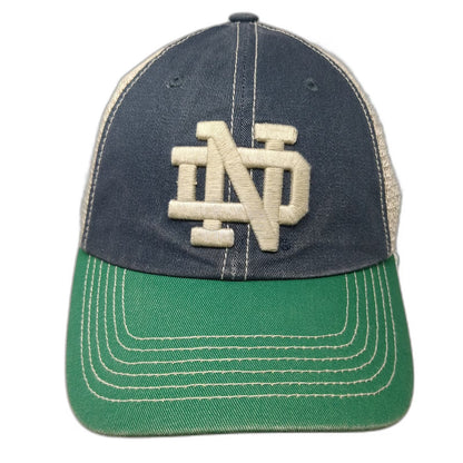 Top of the World Notre Dame Fighting Irish NCAA Trucker Hat Blue Green One Size