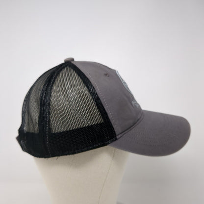 PBT Palm Beach Tactical Strapback Trucker Hat Gray One Size Mesh Back