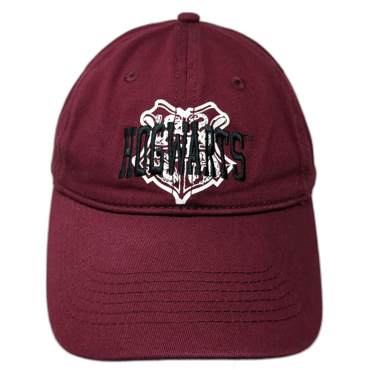 Harry Potter Baseball Cap Red One Size Hogwarts Crest Slideback Embroidered Hat