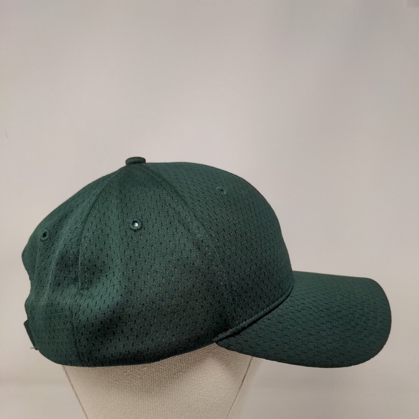 Richardson Strapback Hat Green M-L Adjustable Pro 414 Vented Holes Blank