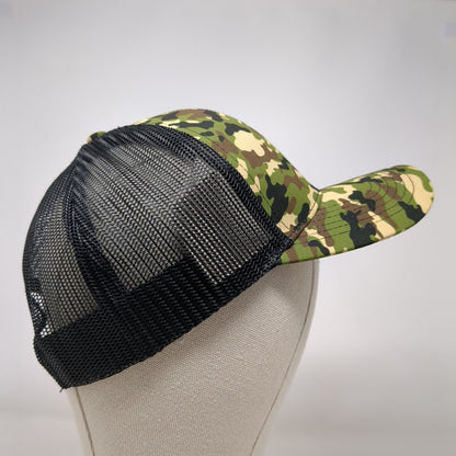 Mission43 Patch Snapback Trucker Hat Camo OSFA Mesh Back Adjustable