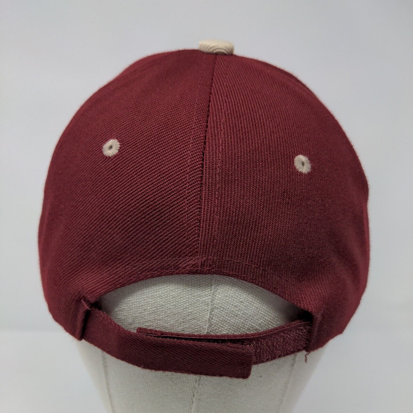 Costa Maya Strapback Hat Red OSFA Adjustable Embroidered 6 Panel