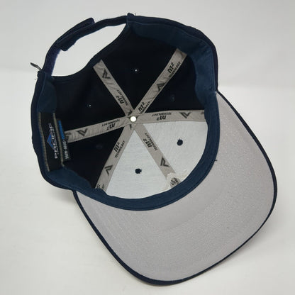 Awaken Church Strapback Hat Blue OS Adjustable Performance Pacific Headwear
