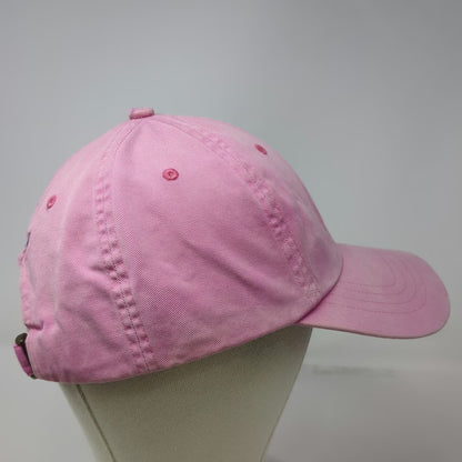 Polo Ralph Lauren Baseball Cap Pink Blue One Size Logo Cotton Slideback Hat