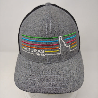 Alturas Homes Snapback Trucker Hat Gray OSFA Mesh Back 110C Pacific Headwear