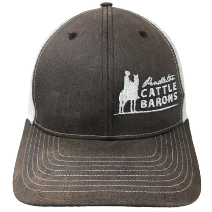 Richardson Trucker Hat Black One Size Pendleton Cattle Barons Mesh Snapback