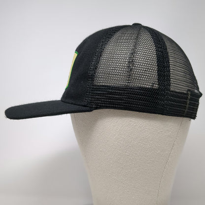 Solely Real Clean Food Hat Trucker Hat Black One Size Mesh Back Snapback Logo