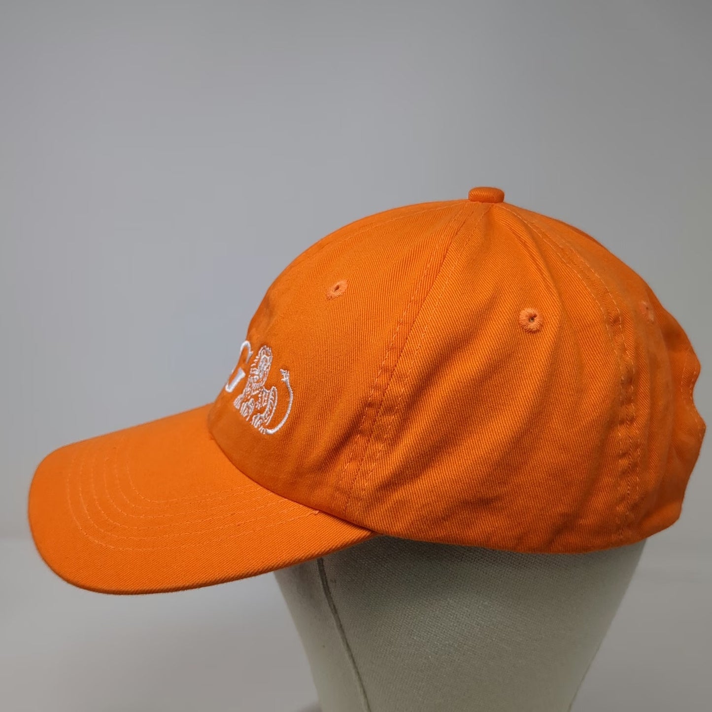 ING Lion Logo Baseball Cap Orange One Size Strapback Cotton Adjustable Hat