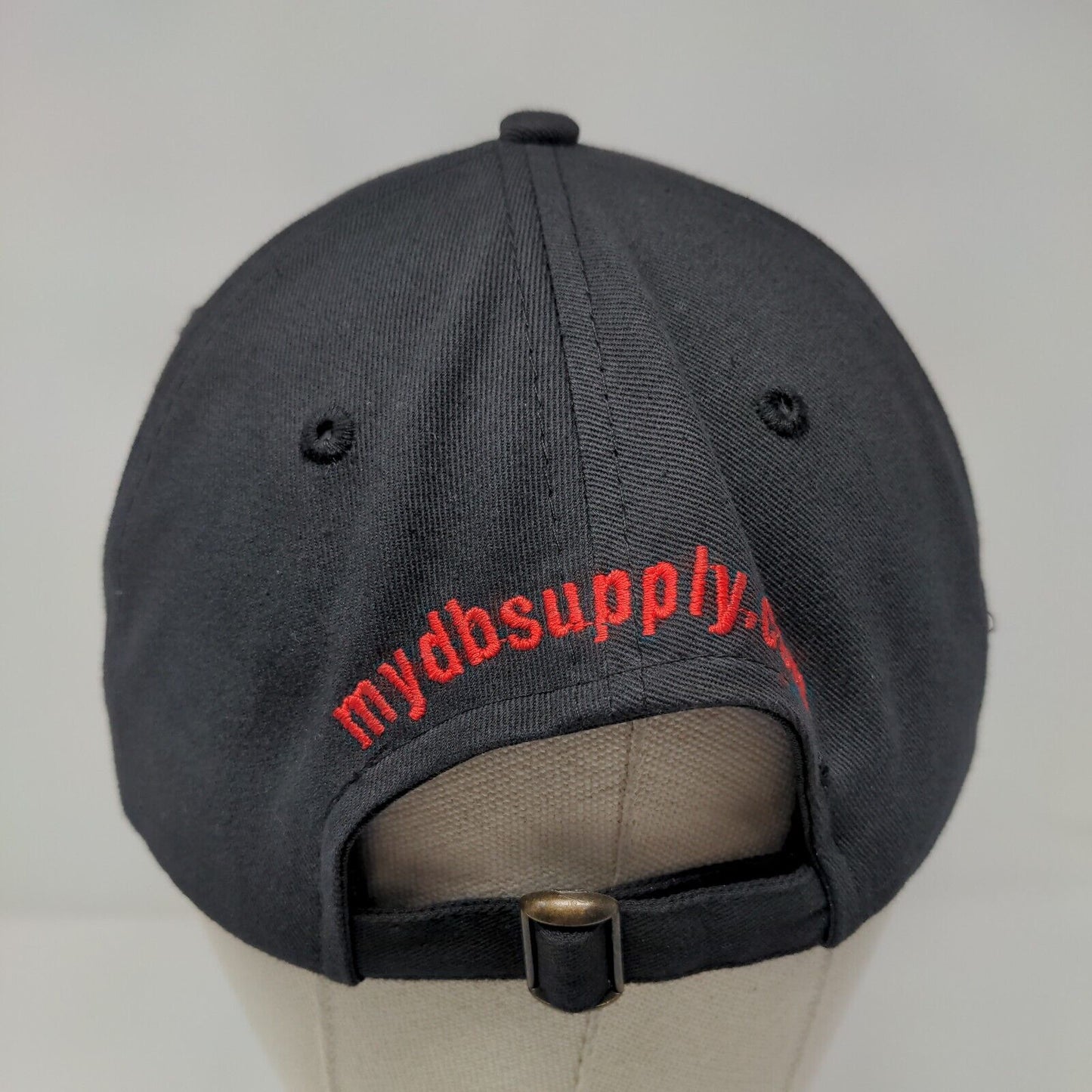 D&B Supply Slideback Hat Black OSFA Embroidered 6 Panel Buck's Bags