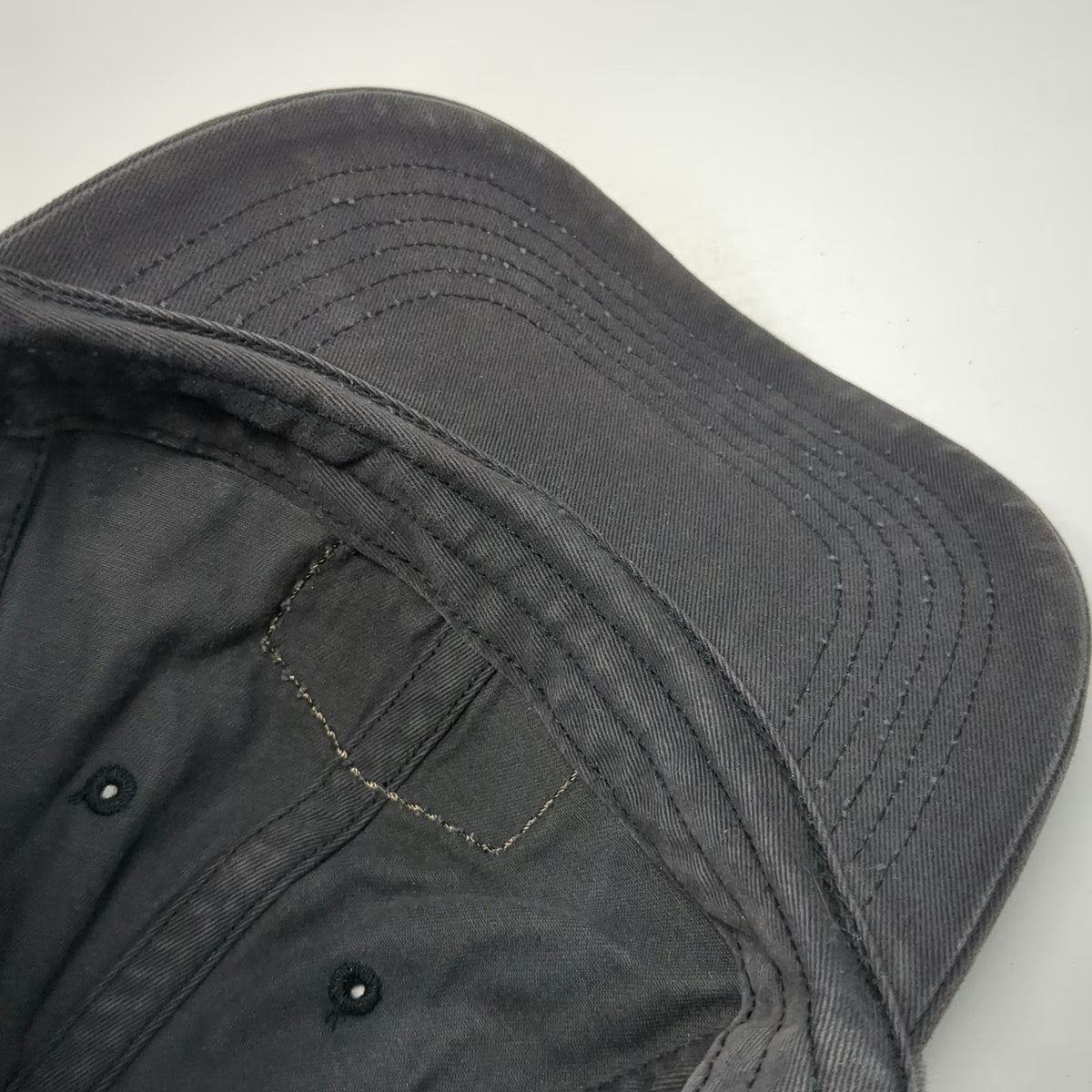 Richardson Baseball Cap Gray One Size Eastwind Leather Patch Strapback Hat