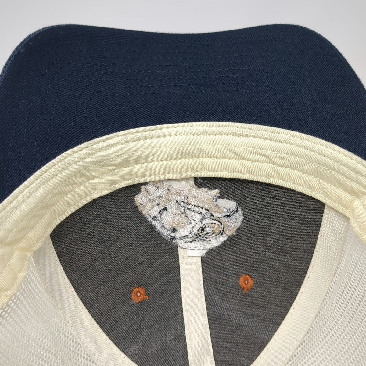 Richardson Trucker Hat Orange White Blue L The Peregrine Fund Falcon Snapback