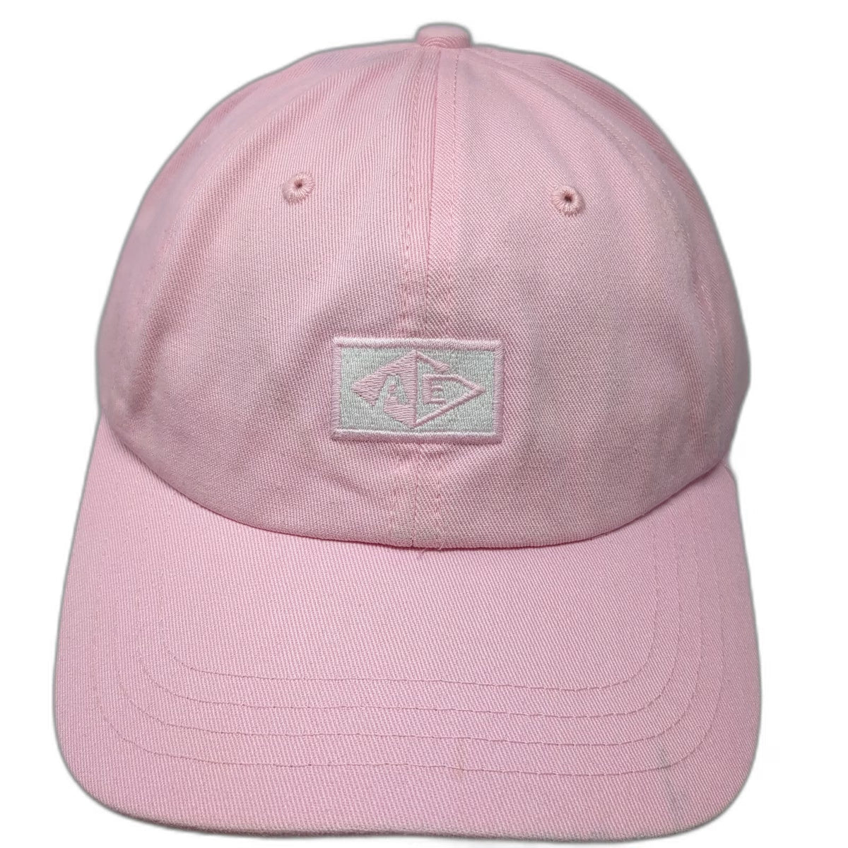 American Eagle AE Logo Pink OSFM Baseball Cap Adjustable Cotton Strapback Hat