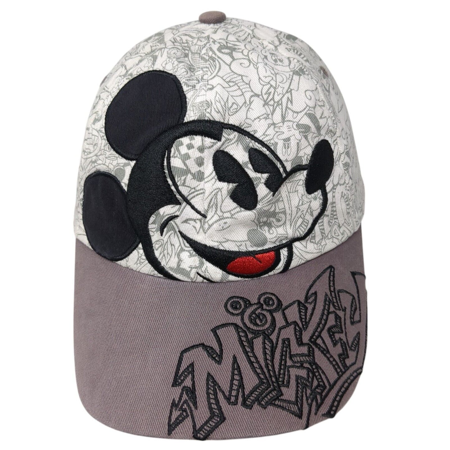 Mickey Mouse Slideback Hat Multi 57-61cm Adjustable Embroidered Disney