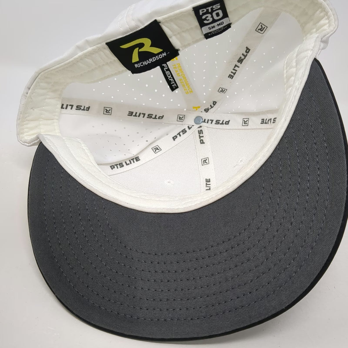 Richardson Baseball Cap White Black Blue M Crossfire Fastpitch Performance Hat