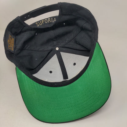 Sxxxxx1 Suforia Snapback Hat Black One Size Embroidered Adjustable Yupoong