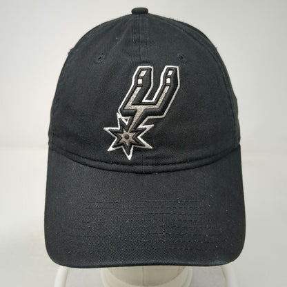 San Antonio Spurs NBA New Era Cap Black OS 9TWENTY Adjustable Strap Logo Hat
