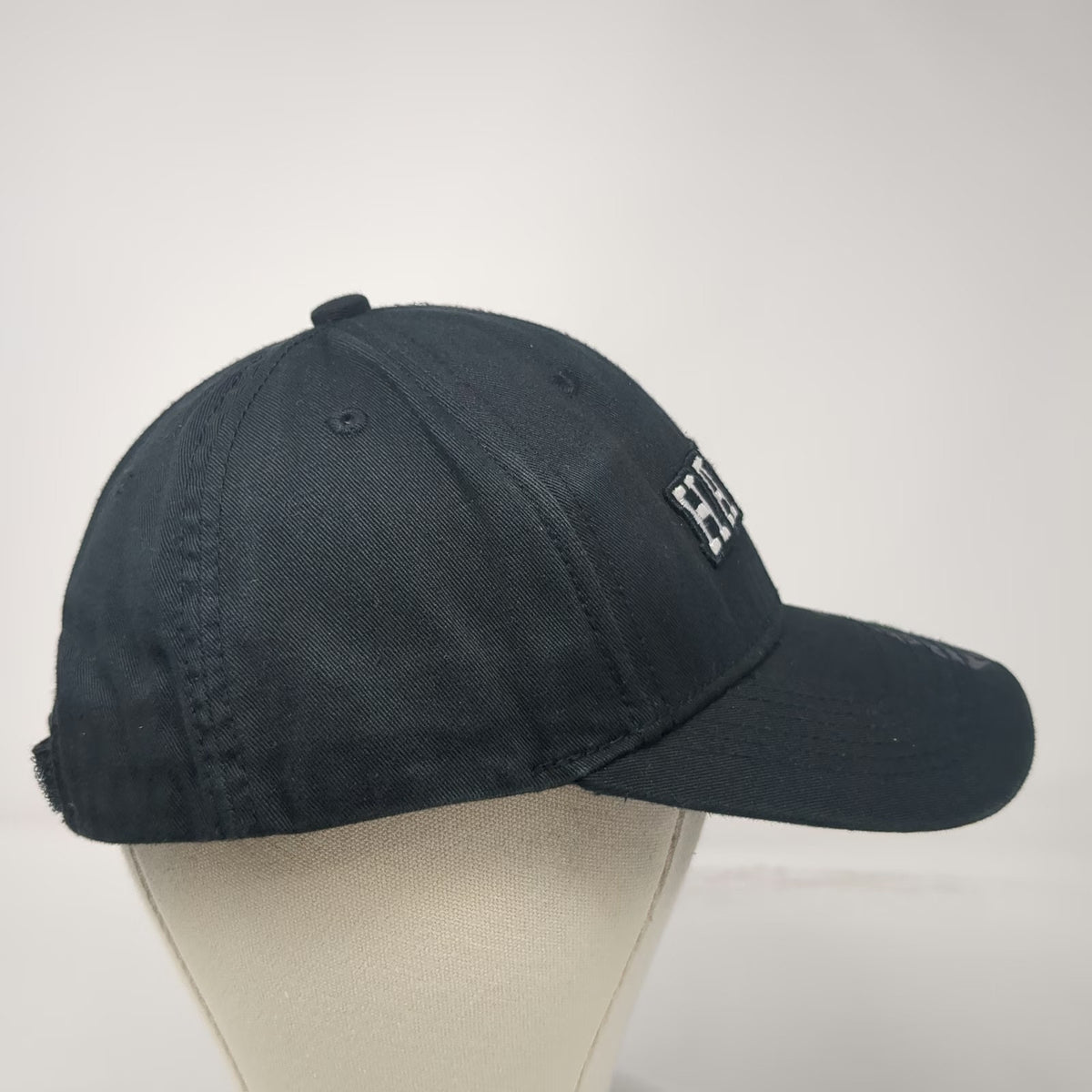 Hawaiian Headwear Baseball Cap Black One Size Floral Hawaii Graphic Flag Hat