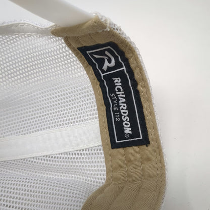 Richardson Trucker Hat Beige White One Size Delamar Day 2023 Rockhouse Coffee