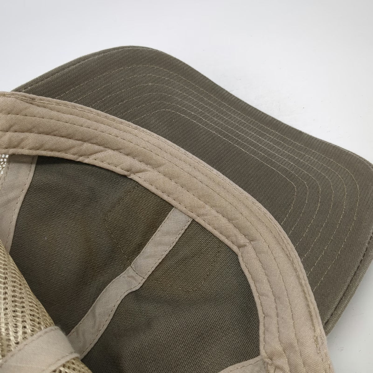 Royal Resortwear Baseball Cap Gray Beige One Size Anna Maria Island Patch Mesh