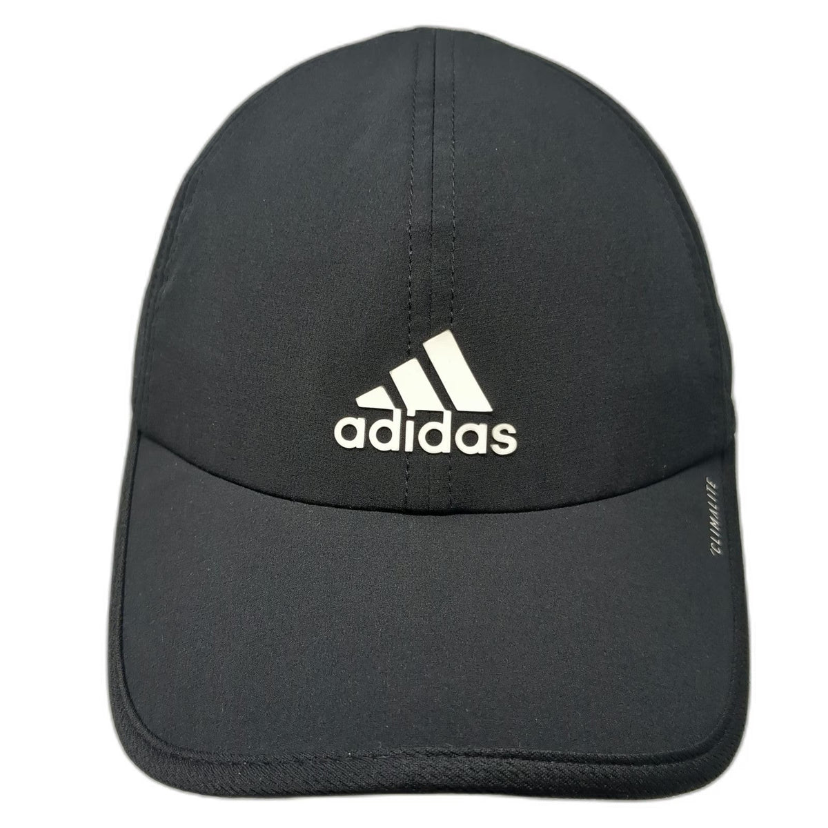 adidas Baseball Cap Black One Size Climalite Performance Adjustable Logo Hat