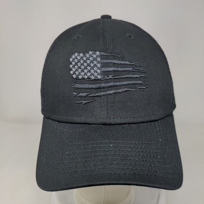 American Flag Shield Republic Fitted Trucker Hat Black M/L 39Thirty New Era