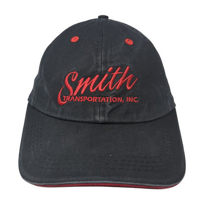 Smith Transportation Inc. Strapback Baseball Cap Black One Size Adjustable