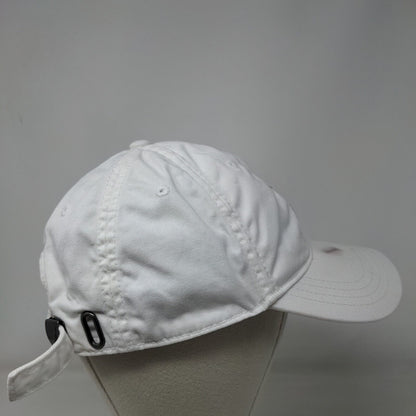 Nautica NS83 Slideback Hat White One Size Adjustable Embroidered Logo Cotton