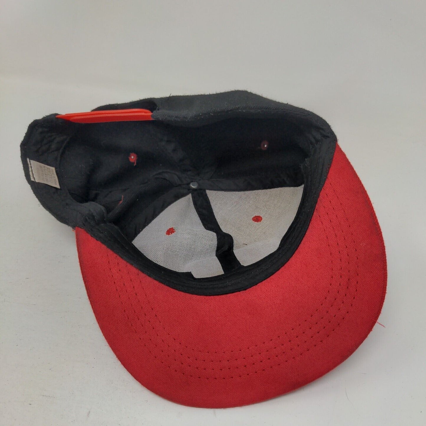 New York Giants Snapback Hat Black Red OSFA Embroidered Logo NFL Adjustable